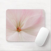 Rosa Geranie Mousepad (Mit Mouse)