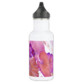 Rosa Geranium-Blätter Edelstahlflasche (Rechts)