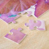 Rosa Geranium-Blätter Puzzle (Seite)