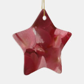 Rosa Geranium: fast massiv, hellrosa Keramik Ornament (Rechts)