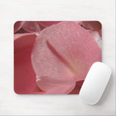 Rosa Geranium: fast massiv, hellrosa Mousepad (Mit Mouse)