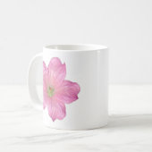 Rosa Geranium Kaffeetasse (Vorderseite Links)