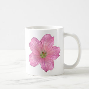 Rosa Geranium Kaffeetasse