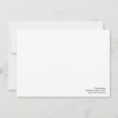 Rosa Geranium Karte (Rückseite)