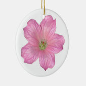 Rosa Geranium Keramikornament (Rechts)