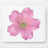 Rosa Geranium Mousepad (Vorne)