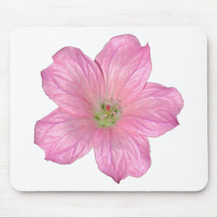 Rosa Geranium Mousepad
