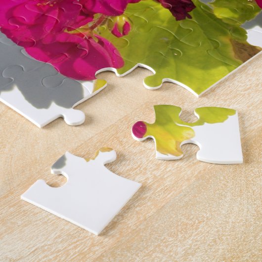 Rosa Geranium Puzzle (Seite)