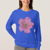 Rosa Geranium T-Shirt (Vorderseite)