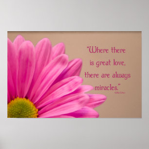 Rosa Gerber Daisy Wunder Poster