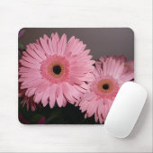 Rosa Gerber Gänseblümchen Mousepad (Mit Mouse)