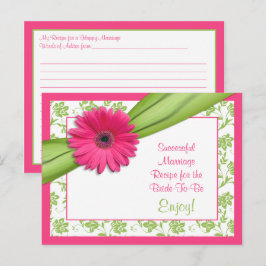 Rosa Gerber Rezept Karte für eine erfolgreiche Ehe