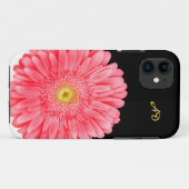 Rosa Gerbera-Blume Case-Mate iPhone Hülle (Rückseite (Horizontal))