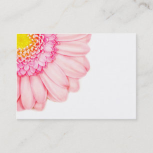 Rosa Gerbera-Blumen-Makronatur-Geschäfts-Karte Visitenkarte