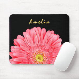 Rosa Gerbera-Blüte Mousepad