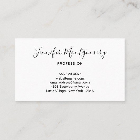 Rosa Gerbera Daisies Elegantes Foto Visitenkarte (Rückseite)