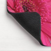 Rosa Gerbera Daisy Passion Motivierend Mousepad (Ecke)