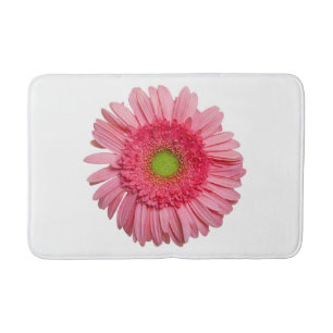 Rosa Gerbera-Gänseblümchen Badematte