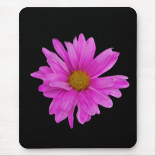 Rosa Gerbera-Gänseblümchen-Blume kundengerecht Mousepad