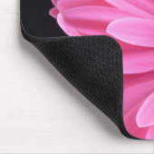 Rosa Gerbera Mousepad (Ecke)