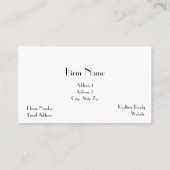 Rosa Gerichts-Berichts-Maschine befestigt Visitenkarte (Rückseite)