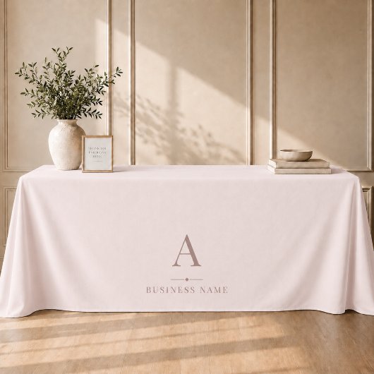 Rosa Geschäfts-Tischbanner Tischdecke