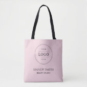 Rosa Geschäftslogo Tasche (Vorderseite)