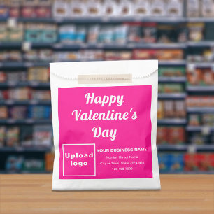 Rosa Geschäftsmarke; Valentinstag; Papiertüte Geschenktütchen