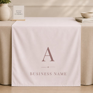Rosa Geschäftstischläufer-Banner Wandteppich