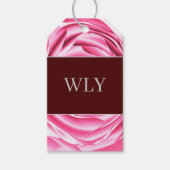 Rosa-Geschenk-Tag Geschenkanhänger (Vorderseite)