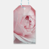 Rosa-Geschenk-Tag Geschenkanhänger (Rückseite)