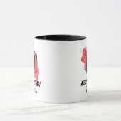 Rosa Geschenk Tasse (Zentrum)