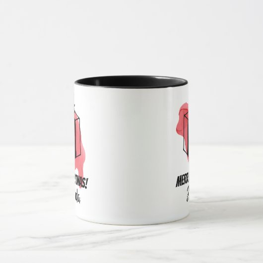 Rosa Geschenk Tasse (Zentrum)