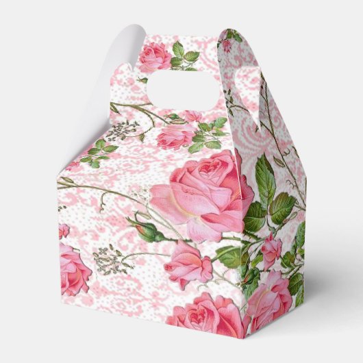 Rosa Geschenkboxen Geschenkschachtel (Rückseite)