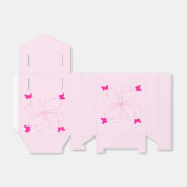 Rosa Geschenkboxen mit Schmetterlingen Geschenkschachtel (Ungefaltet)