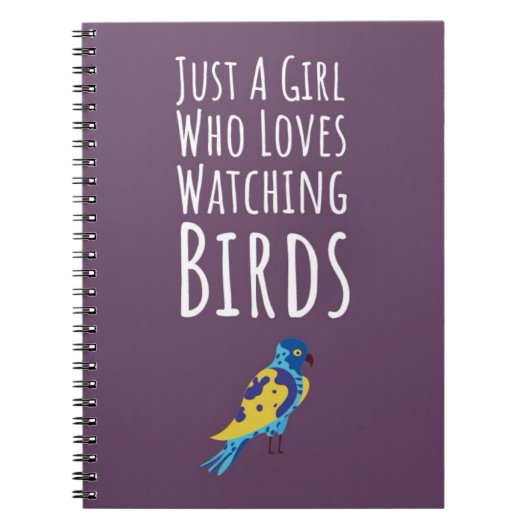 Rosa Geschenke für Babymädchen mit Vögeln für Kind Notizblock (Vorderseite)