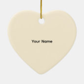 Rosa Gesegnetes Christliches Kreuz Keramik Ornament (Hinten)