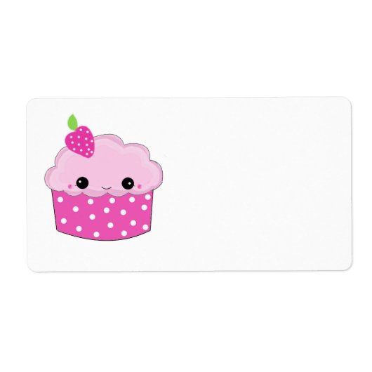 Rosa Gesicht Cupcake (Vorne)