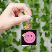 Rosa Gesicht Schlüsselanhänger (Hand)