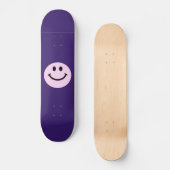 Rosa Gesicht Skateboard (Vorderseite)