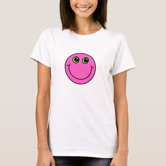 Rosa Gesicht T-Shirt (Vorderseite)
