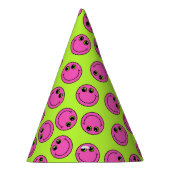 Rosa Gesichter Partyhütchen (Rechts)