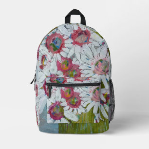 Rosa Gesichter von Lydia's Art Sangria Bedruckter Rucksack