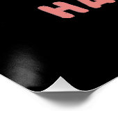 rosa Gespenst Poster (Ecke)