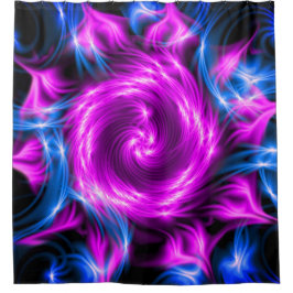 rosa Gestaltung Duschvorhang