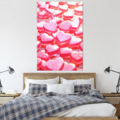 Rosa gesteppte Leinwand (Insitu (Schlafzimmer))