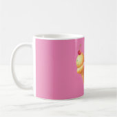 Rosa gestreift Eiscreme Kaffeetasse (Links)