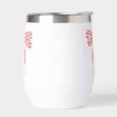 Rosa gestreifte Bogen Coquette Ästhetik (Links)