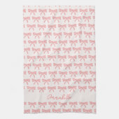 Rosa gestreifte Bogen Geschirrtuch (Vertikal)