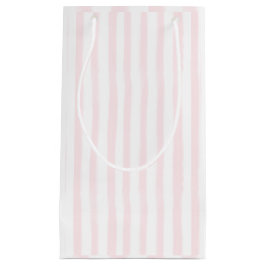 Rosa gestreifte Geschenktasche Kleine Geschenktüte